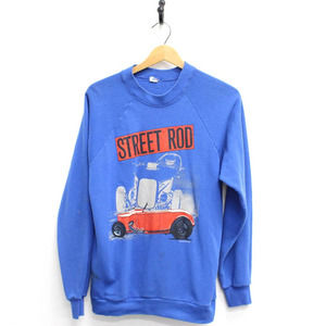 Vintage Classic Street Rod Car Sweatshirt Large